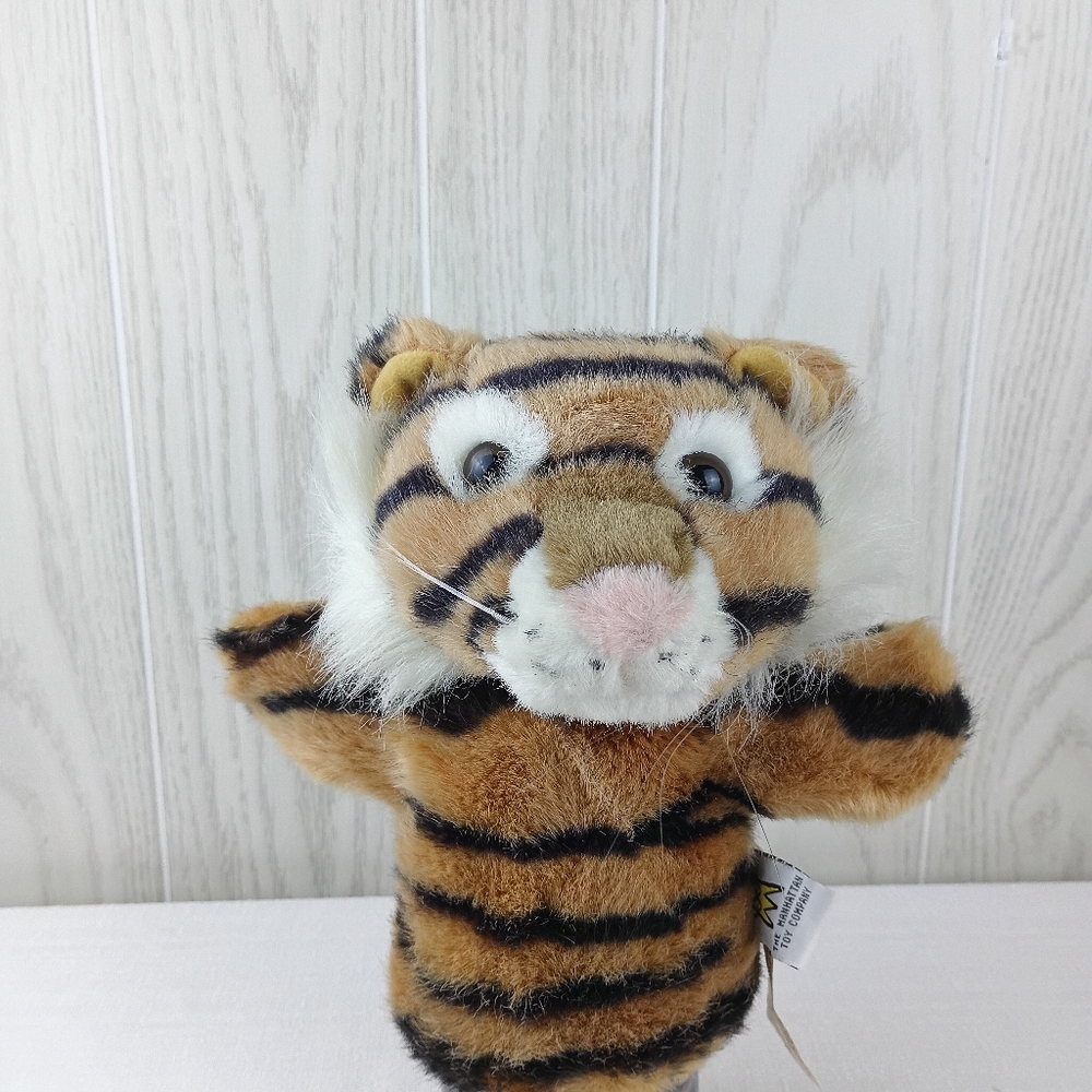 Vintage 1998 The Manhattan Toy company Tambo Tiger jungle puppet